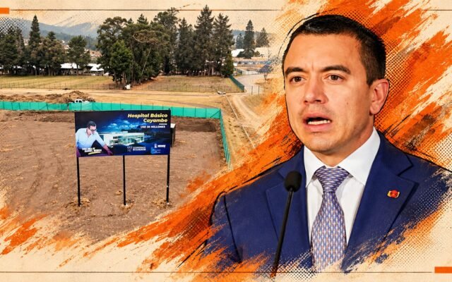 La farsa millonaria de Noboa: Aprueba el contrato más caro para el hospital de Cayambe mientras los enfermos mueren en el abandono