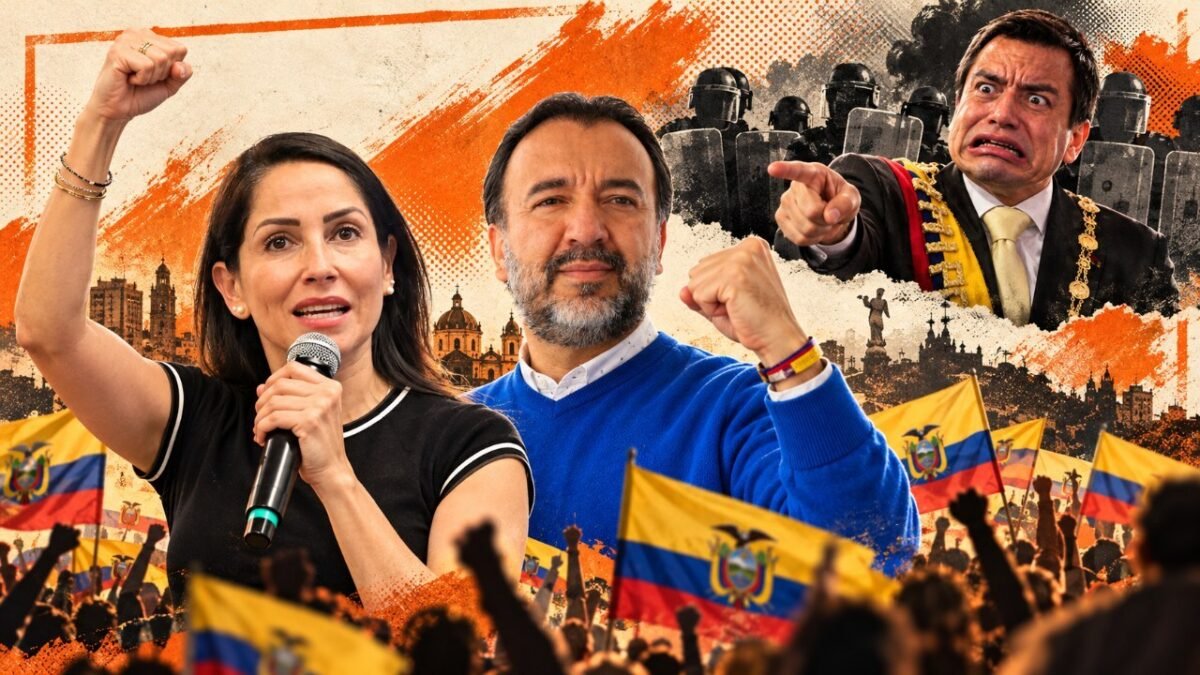 Duro golpe a la democracia de Noboa: detienen a Luisa González y amenazan a Muñoz.