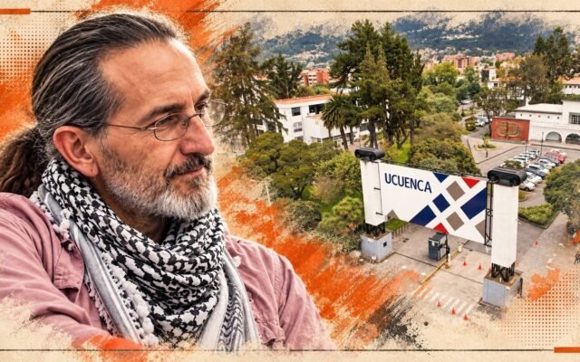 Cátedra universitaria y debate sobre la autonomía de la educación superior en Ecuador.