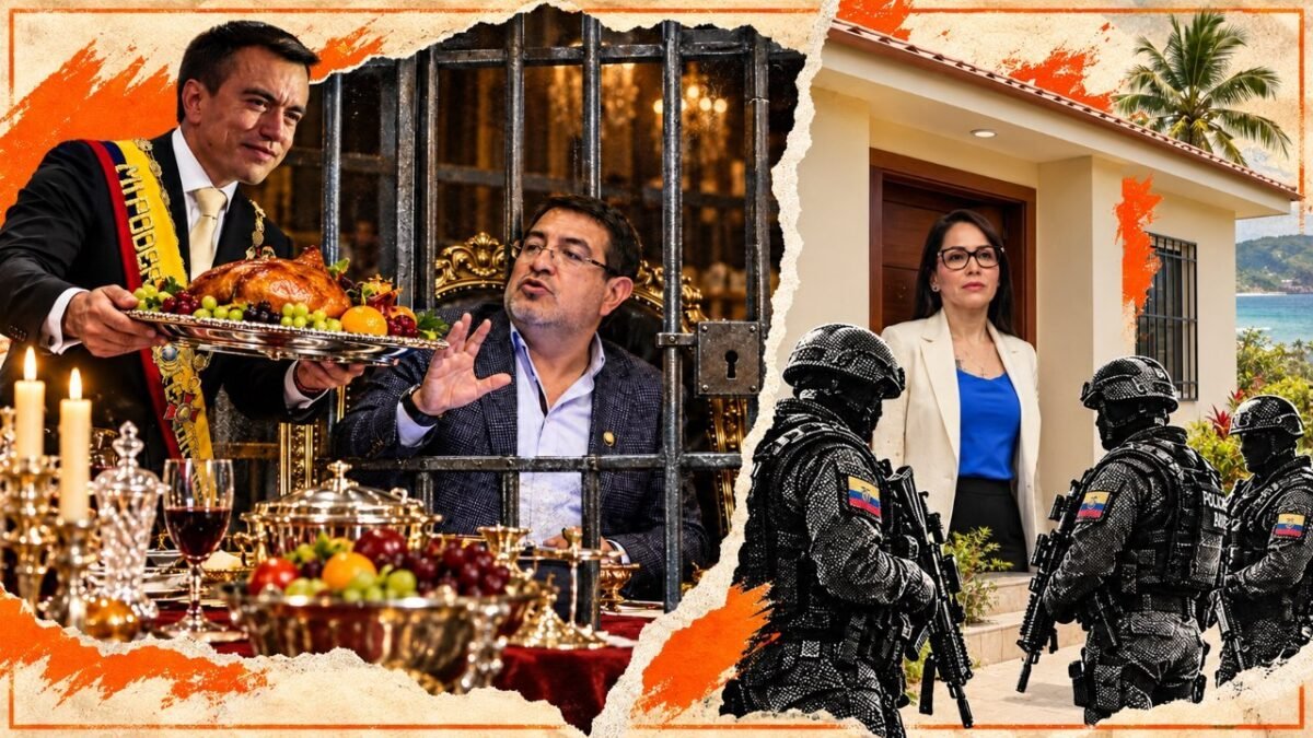 Denuncia sobre los privilegios carcelarios de Santiago Díaz y la detención sin pruebas de Luisa González en Ecuador.