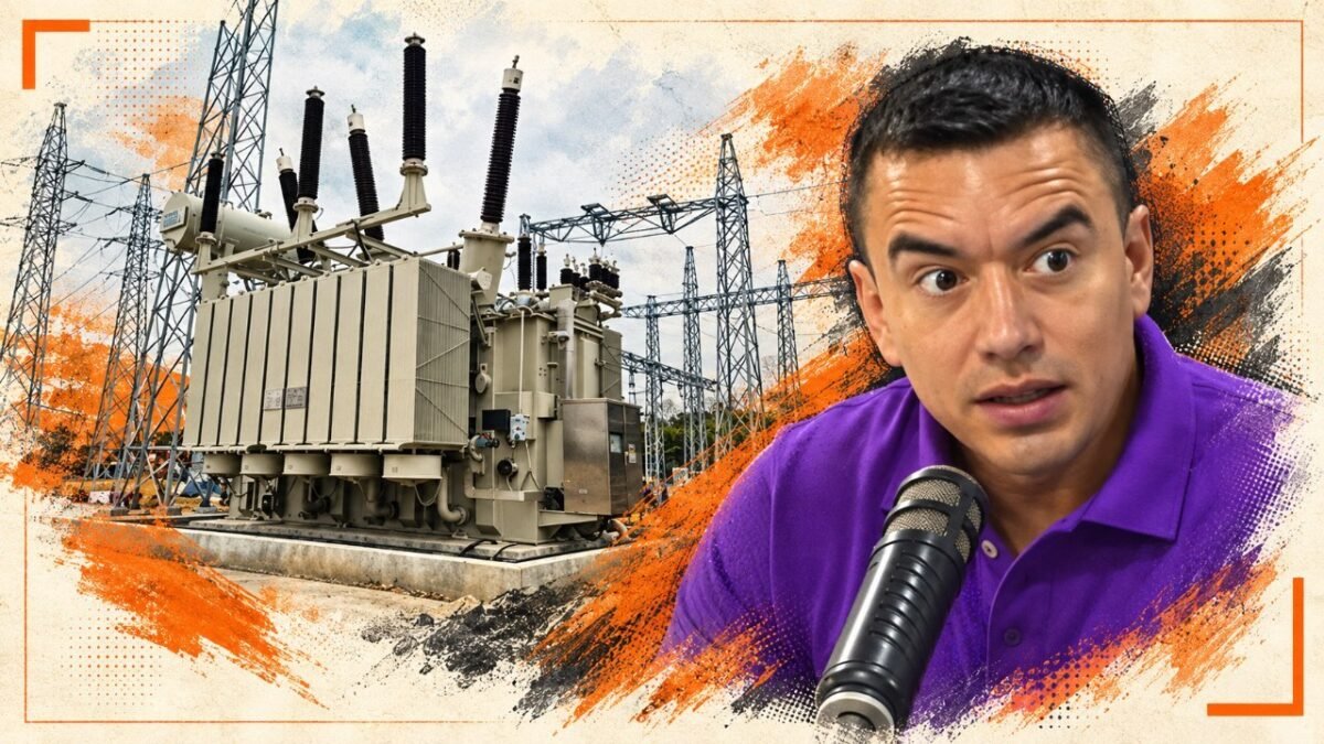 ¿Regresan los apagones generales a Ecuador? La incertidumbre tras el "mantenimiento eléctrico" anunciado por Noboa